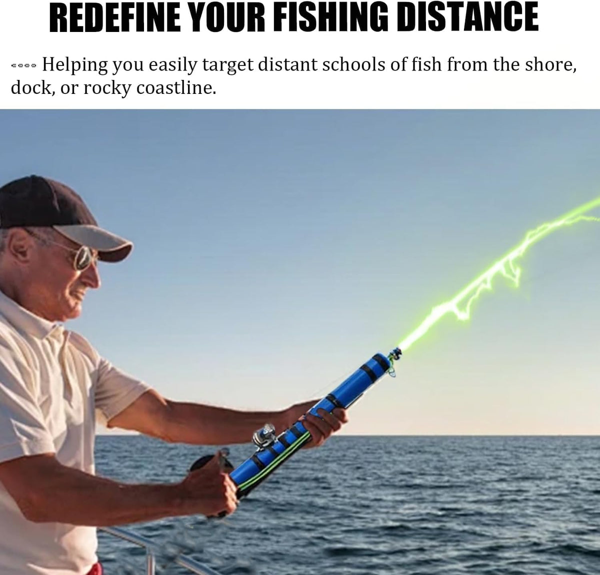 Compact Catapult Fishing Rod™